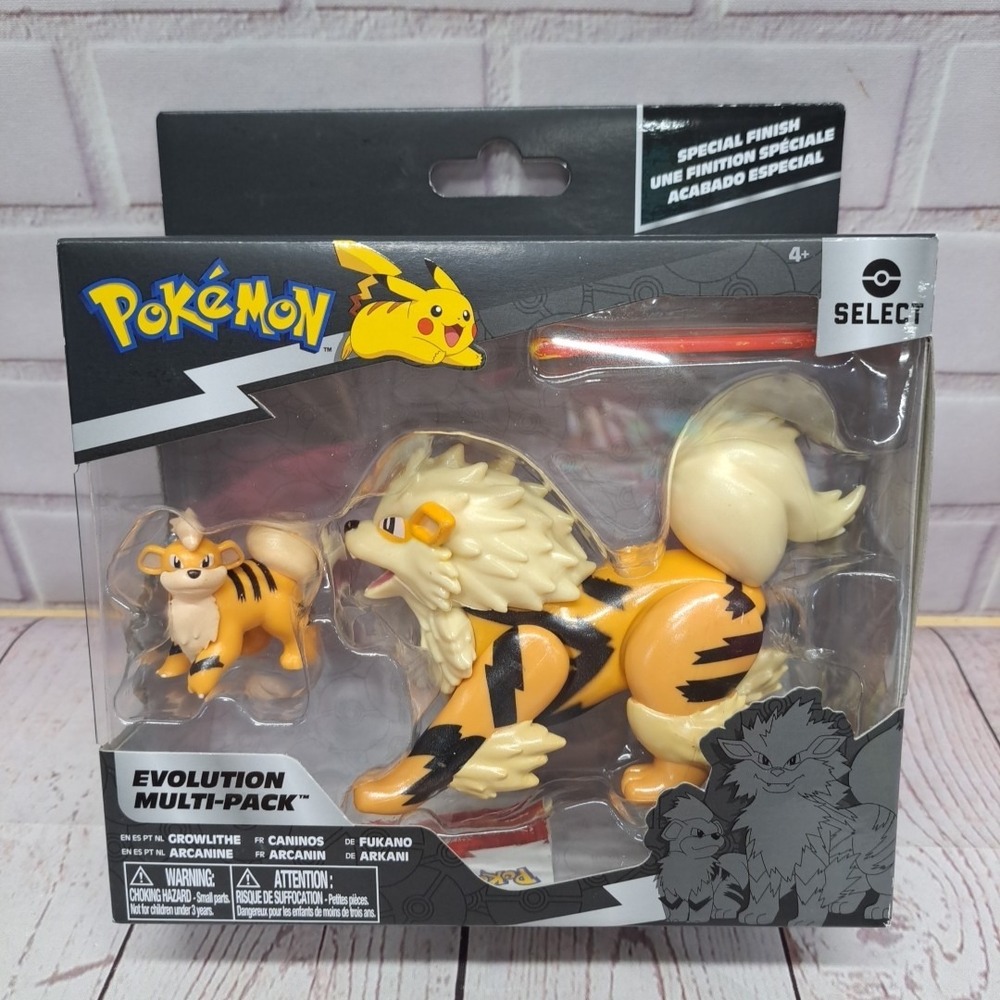 Pokemon Select Evolution Multipack (Growlithe, Arcanine) New Sealed - PKW2804